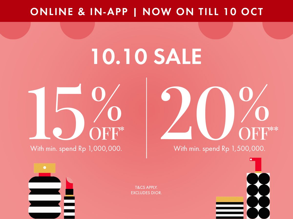 10.10 SALE NOW ON